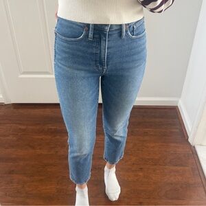 Madewell 24P Stovepipe jeans